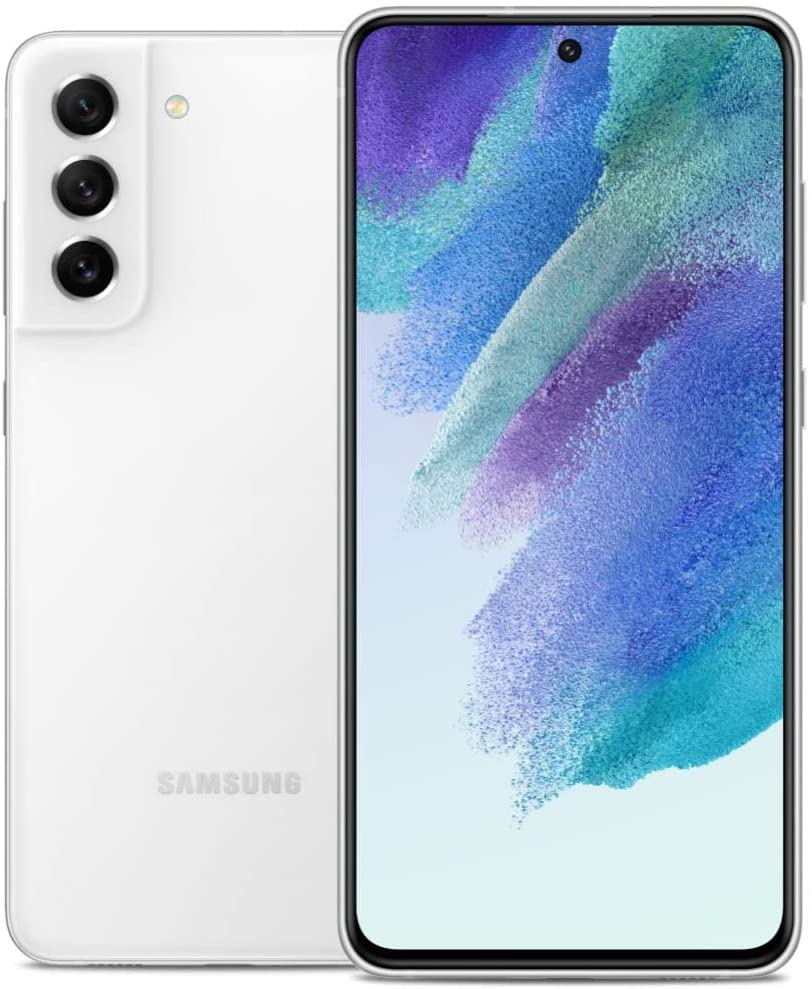 SAMSUNG Galaxy S21 FE 5G Cell Phone, Factory Unlocked Android Smartphone, 128GB, 120Hz Display Screen, Pro Grade Camera, All Day Intelligent Battery, US Version, White
